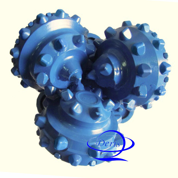 8寸半金属密封橡胶密封钢齿镶齿球齿勺形齿三牙轮钻头 凿岩钻头