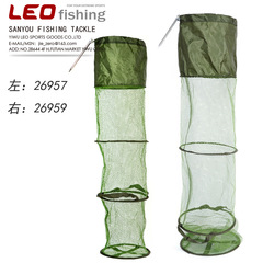26957 [Hanging plastic fish to protect a large number of inserts] Small fish protection fishing fish and shrimp net folding fish cage fishing gear wholesale