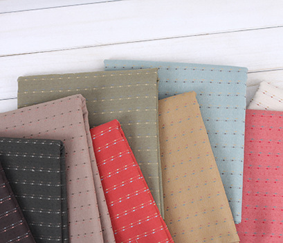 OLYMPUS S200 进口拼布/手工DIY/布艺用 珠帘图案色织布 先染布