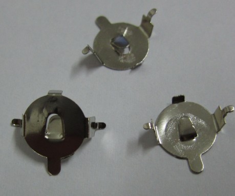 CR927 弯角 插件电池座 金属电池扣 h