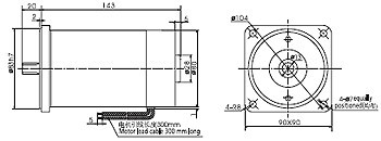5IK120GU-CF5GU-5K电机尺寸