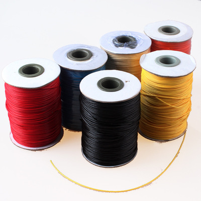 风铃配件1mm环保韩国蜡线手链饰品配件diy项链绳手工蜡绳编织厂家|ms