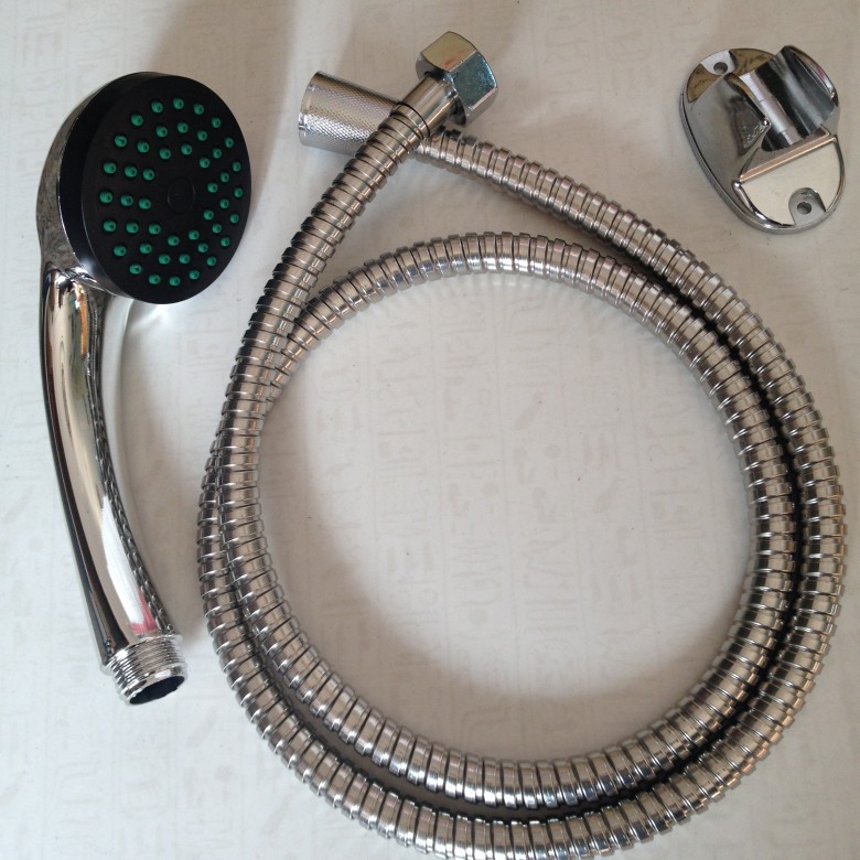 厂家直销 简易淋浴喷头软管三件套 手持沐浴花洒软管超实惠套装|ms