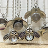 Pocket watch, silver necklace, children's watch, cartoon keychain, wholesale, Korean style