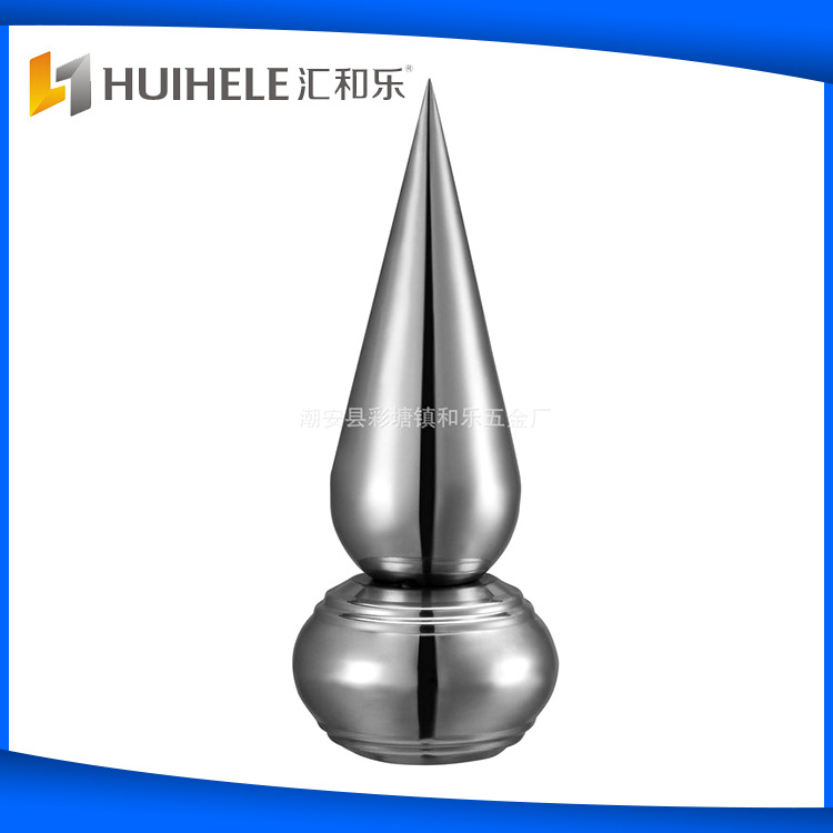 厂家直销不锈钢楼梯护栏配件 阳台护栏枪尖防盗圆锥枪尖