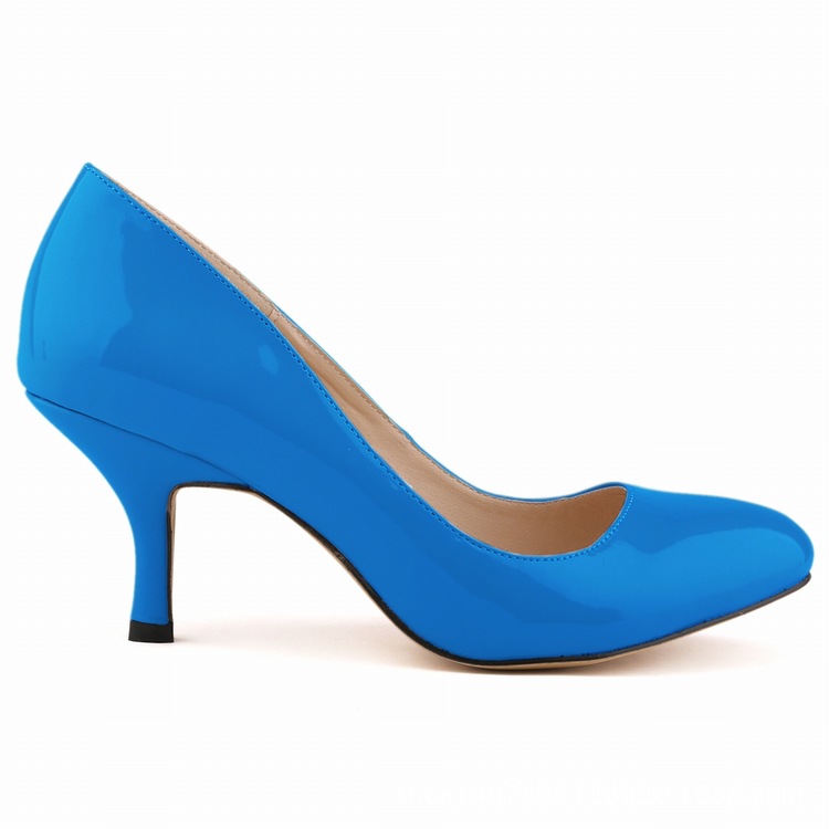 1184-1 2017 new autumn fashions, pointy heads, shallow, thin, medium, and candy colored night club shoes.