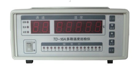 MUlti-channel TemperatUre Tester TD16 Channel with U Disk Power MUlti-channel TemperatUre Inspection InstrUment One-to-one Relay OUtpUt