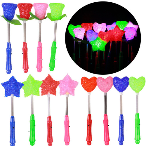  New Glow Stick Party Promotion Scan Code Small Gifts Concert Cheer Glow Stick Starry Sky Stick Factory Wholesale