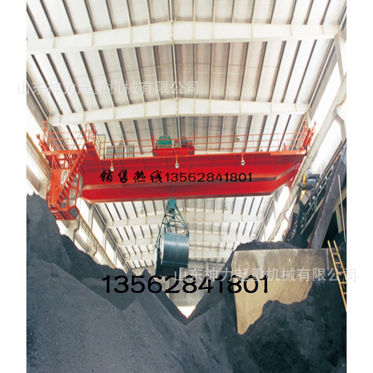 生产制造QZ双梁抓斗起重机  QZ型垃圾六瓣抓斗起重机