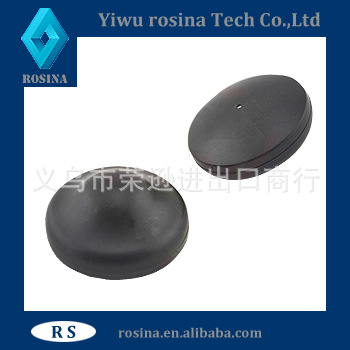 厂家直销 黑色50mm圆形RF射频磁扣EAS超市服装防盗扣8.2