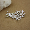 Manufacturer directly provides DIY accessories S990 sterling silver beads, silver silver models, bright round high -quality large holes