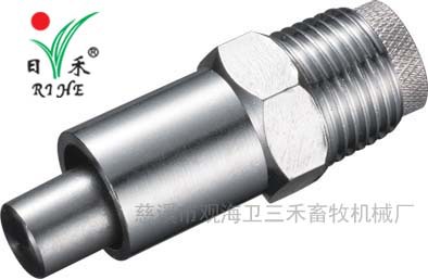 不锈钢加厚乳头式四分畜牧加水器不锈钢猪乳头