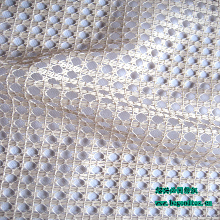 全涤纶防火防燃网眼面料 永久性阻燃网孔布 医用隔帘用布