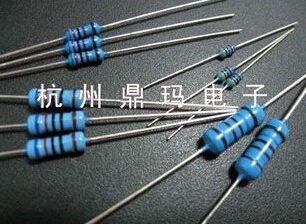 电阻 1W 金属膜 1% 220欧姆 220R 100个 