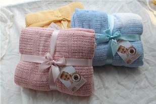 Russian exports children reverent Cold blanket Baby stroller blanket Hollow blanket