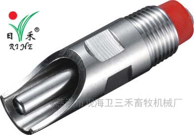 加厚型钝不锈钢鸭嘴式1/2猪用全自动饮水器