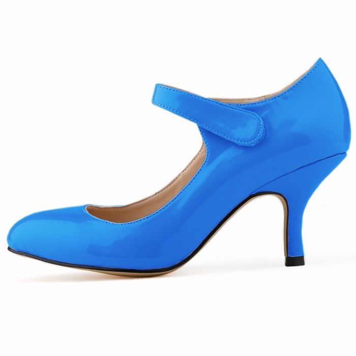 1184-2 2017 new European and American OL sharp pointed shallow slit with creative buckles, ladies' single shoes