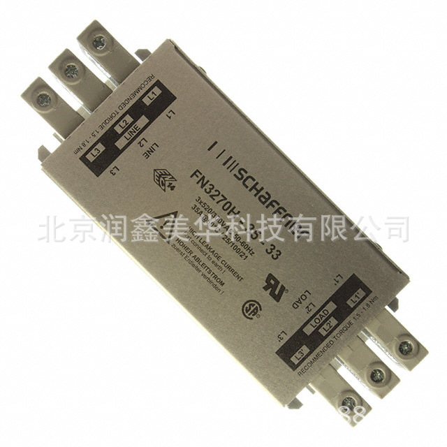 夏弗纳Schaffner线路滤波器FN3270H-35-33端接块应用再生电机驱动