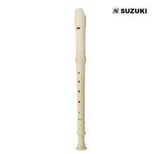 开学推荐 SUZUKI铃木 SRG-200竖笛 象牙色 树脂 含布袋