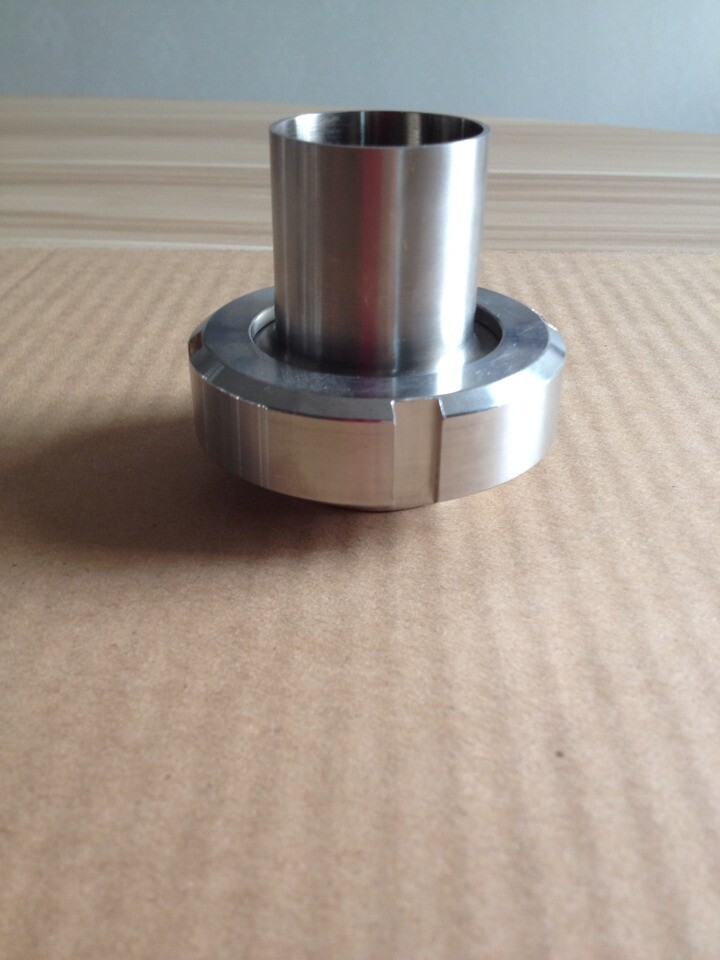 厂家直销不锈钢卫生级管件 焊接活接头 SMS螺纹活接头 加长活接头