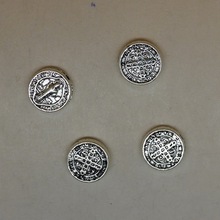 A6278圣母小孔珠1000克/833个/包1.2克10x10mmdiy合金饰品配件批
