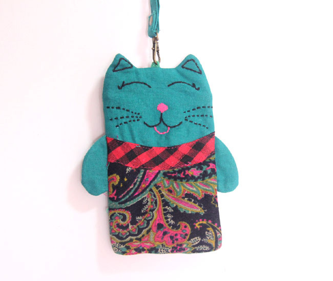 云南个性布艺手机袋