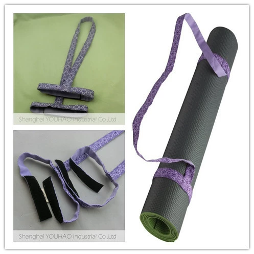 [Factory Customized] Разнообразие многоцветный Факультативный Йога Велкро спортивные аксессуары Йога коврик ремень привязки ремень