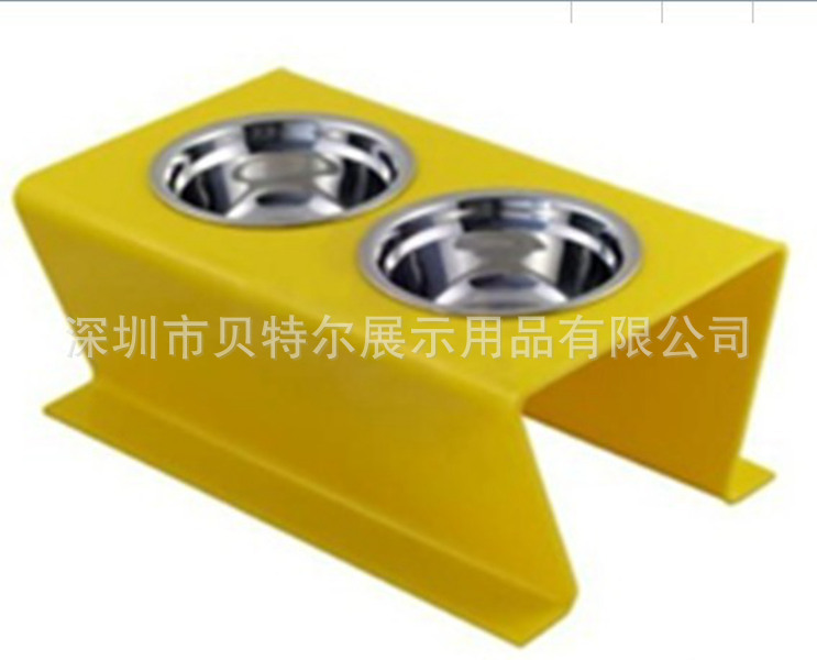 亚克力宠物食具架 宠物碗架 亚克力狗碗架子厂家定做