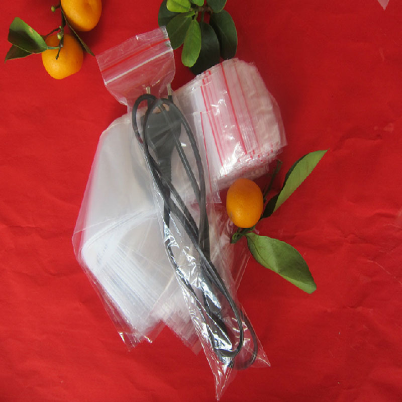 6*25*6丝自封袋，饰品夹链袋，细长数据线袋