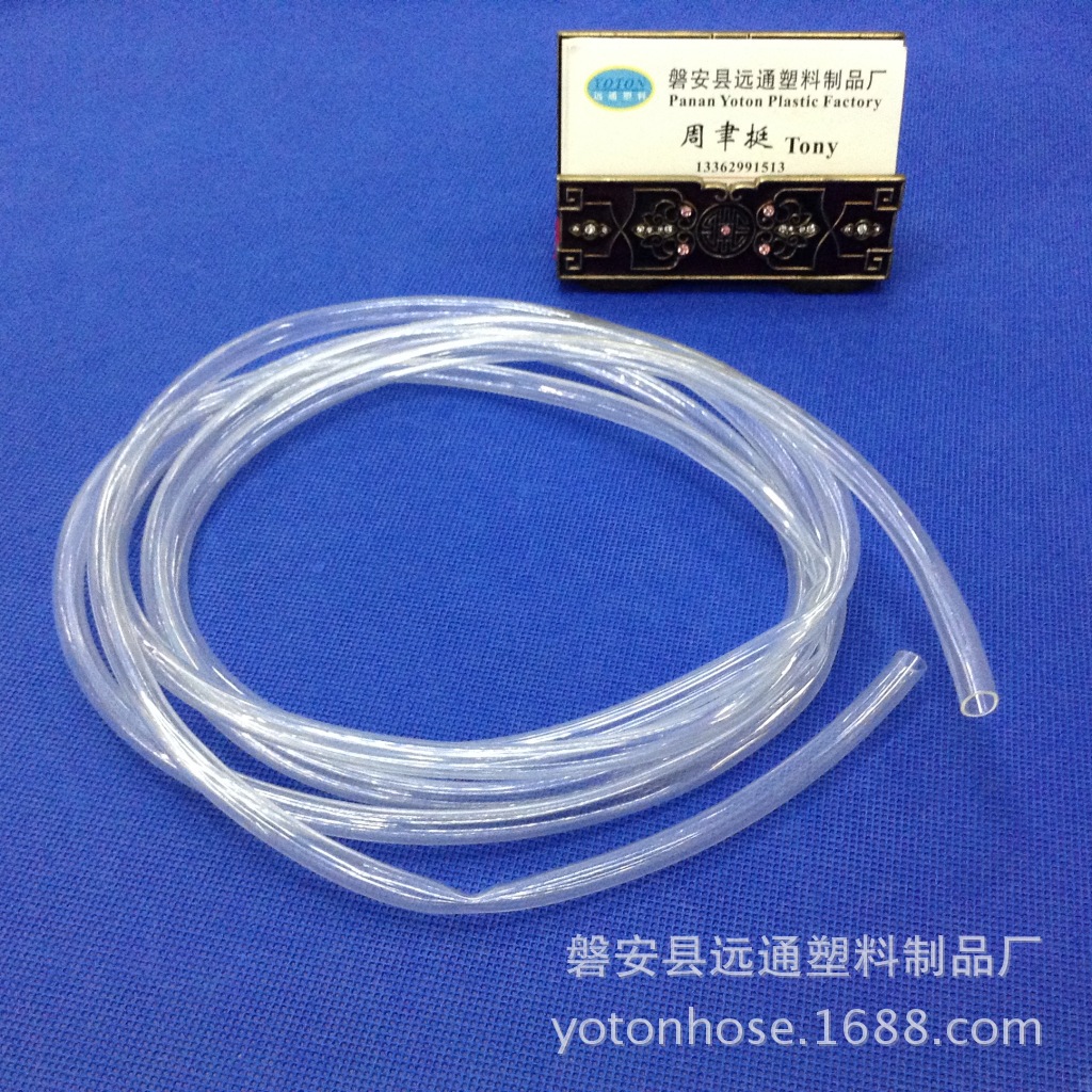 厂家现货供应6x5毫米 玩具配件用 无毒无味 薄壁透明pvc软管