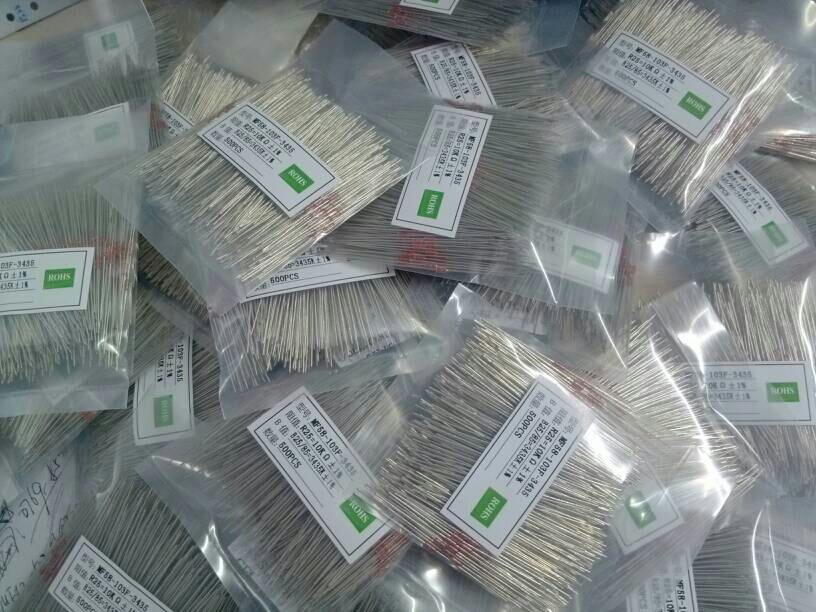 热敏电阻10K,1%,3435NTC玻璃管电阻 专业生产商