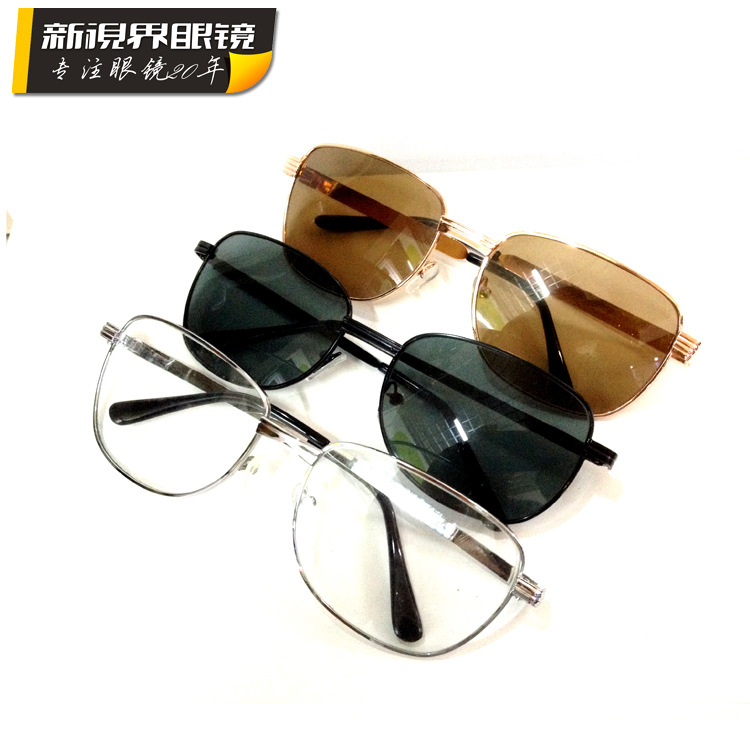 Men's Metal frame Glass Sunglasses Sunglasses wholesale