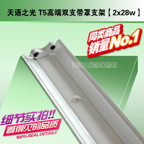 T5铁皮双支带罩支架