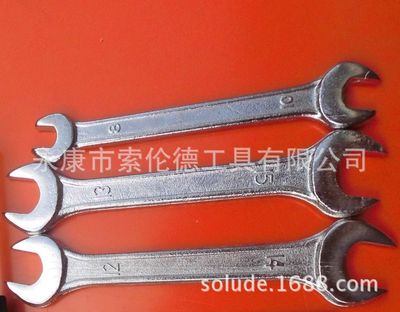 Priced supply random Truck Matching Forging Chrome Double head Wrench Open-end wrench