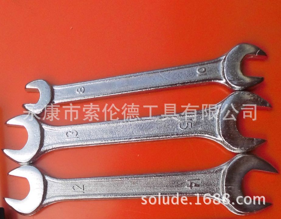 Priced supply random Truck Matching Forging Chrome Double head Wrench Open-end wrench