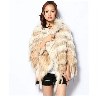 YR790 Yanran Fur Foreign Trade Новая модель: кролик, Богатство Ма Ма, handmade Cloak Cloak