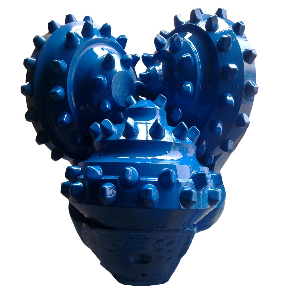 HJT517软地层江汉油用镶齿三牙轮钻头pdc 矿山钻头 矿用潜孔钻头