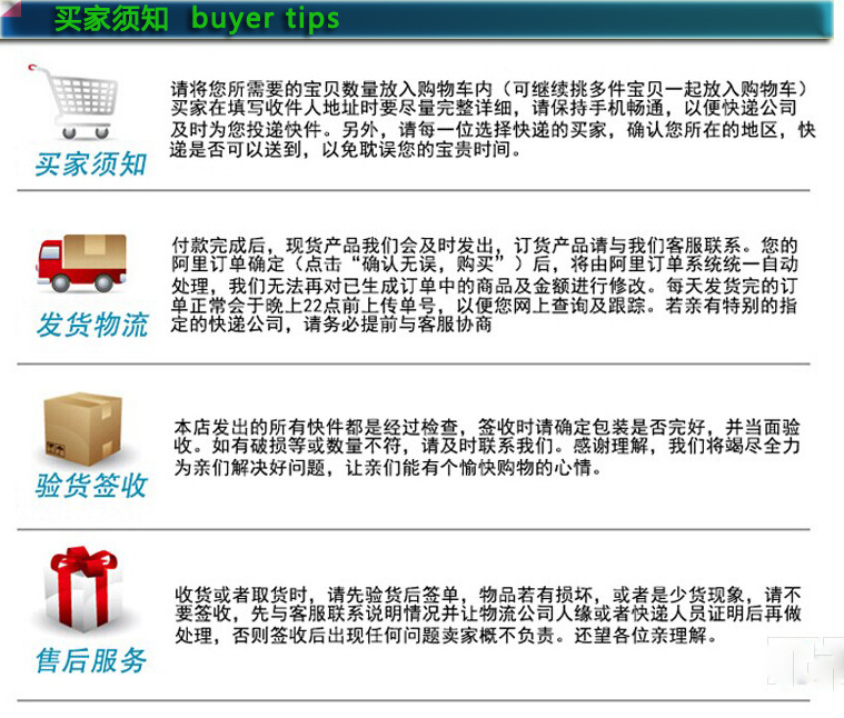 買傢須知
