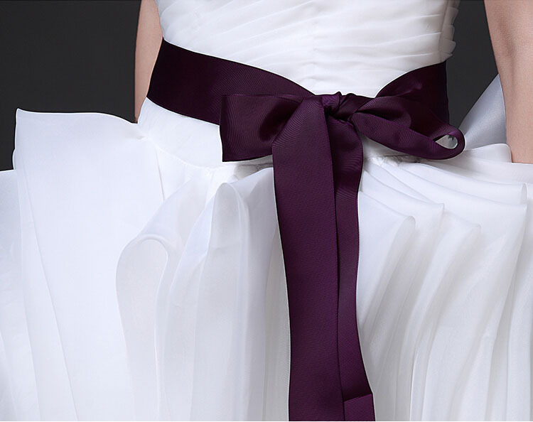 Women Satin Ribbon  Dress  Party Wedding  Sash Waist  Band Tie 