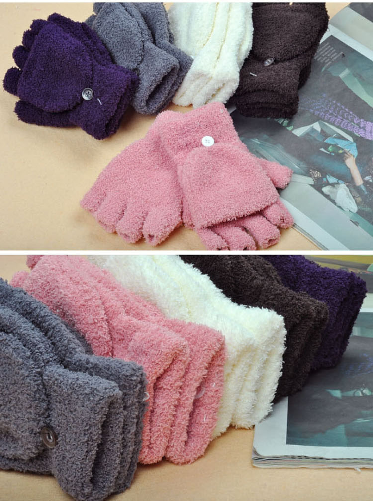 珊瑚绒手套-2