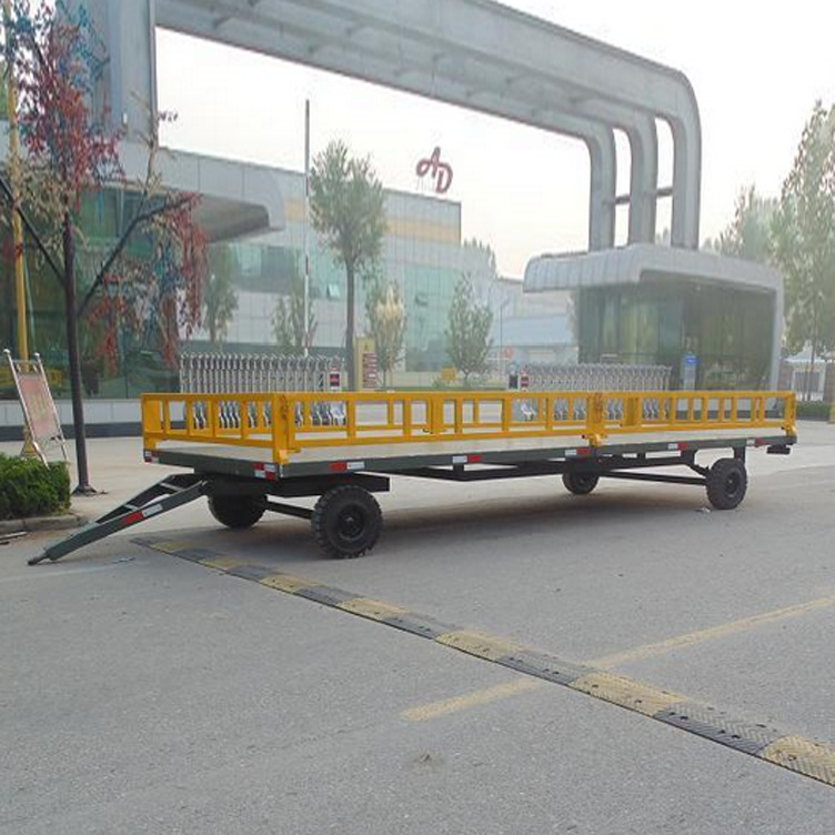 5吨围栏拖车   厂区平板拖车厂家  物流运输工具车厂家供应