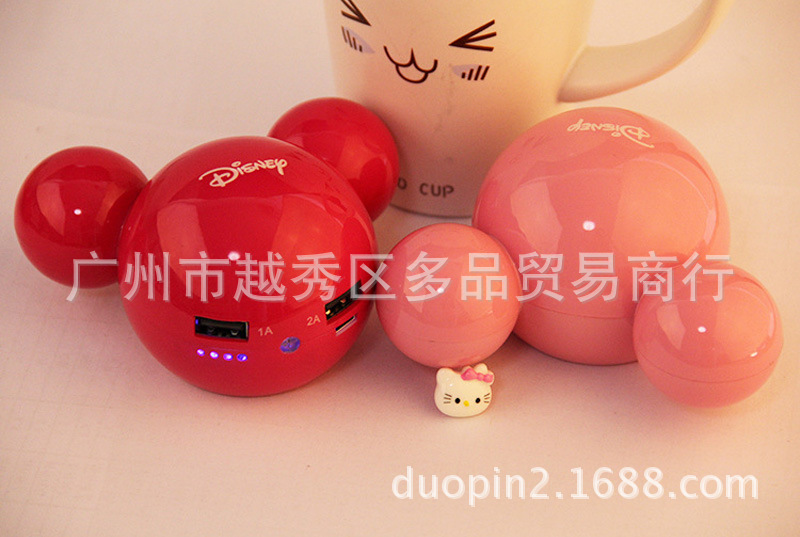 Factory direct sales of new Mitch Minnie mobile power, cute cartoon charge 12000 Ma, style random19