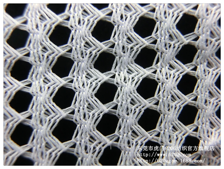 供应直线网布K2059宽幅1.5米  特殊线网眼布 大小BK 特殊三明治网