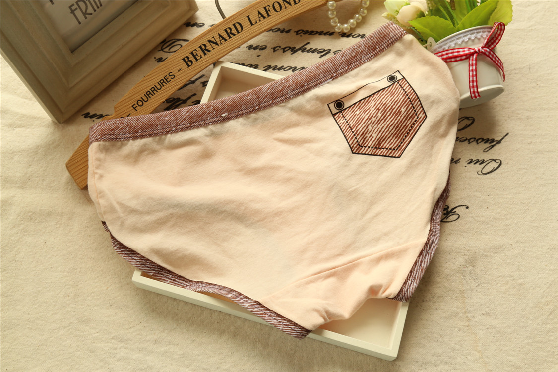 Slip jeunesse poche en coton - Ref 653229 Image 13