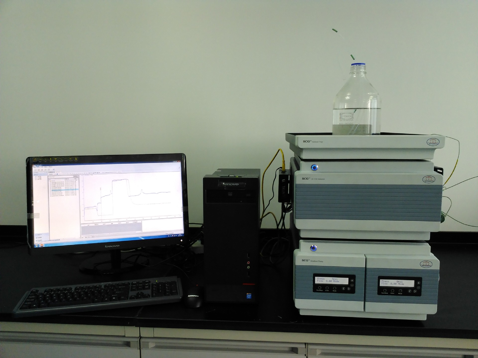 采用DAD检测器 实时波长检测 SCG 蛋白纯化系统