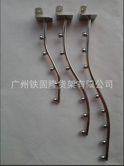 厂家批发方通带珠挂钩 内衣挂钩 摆地摊挂钩 衣服挂钩