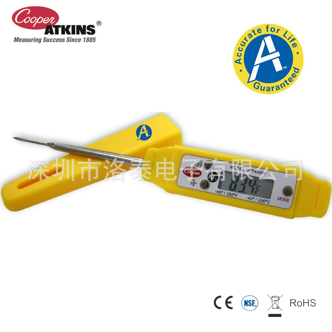 [US Cooper-Atkins] DPP400W Водонепроницаемый Электронный термометр пищевой Зонд термометр