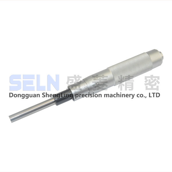 供应行程50mm测量工具不带螺母平头螺旋微分头MT50-1千分尺测微头