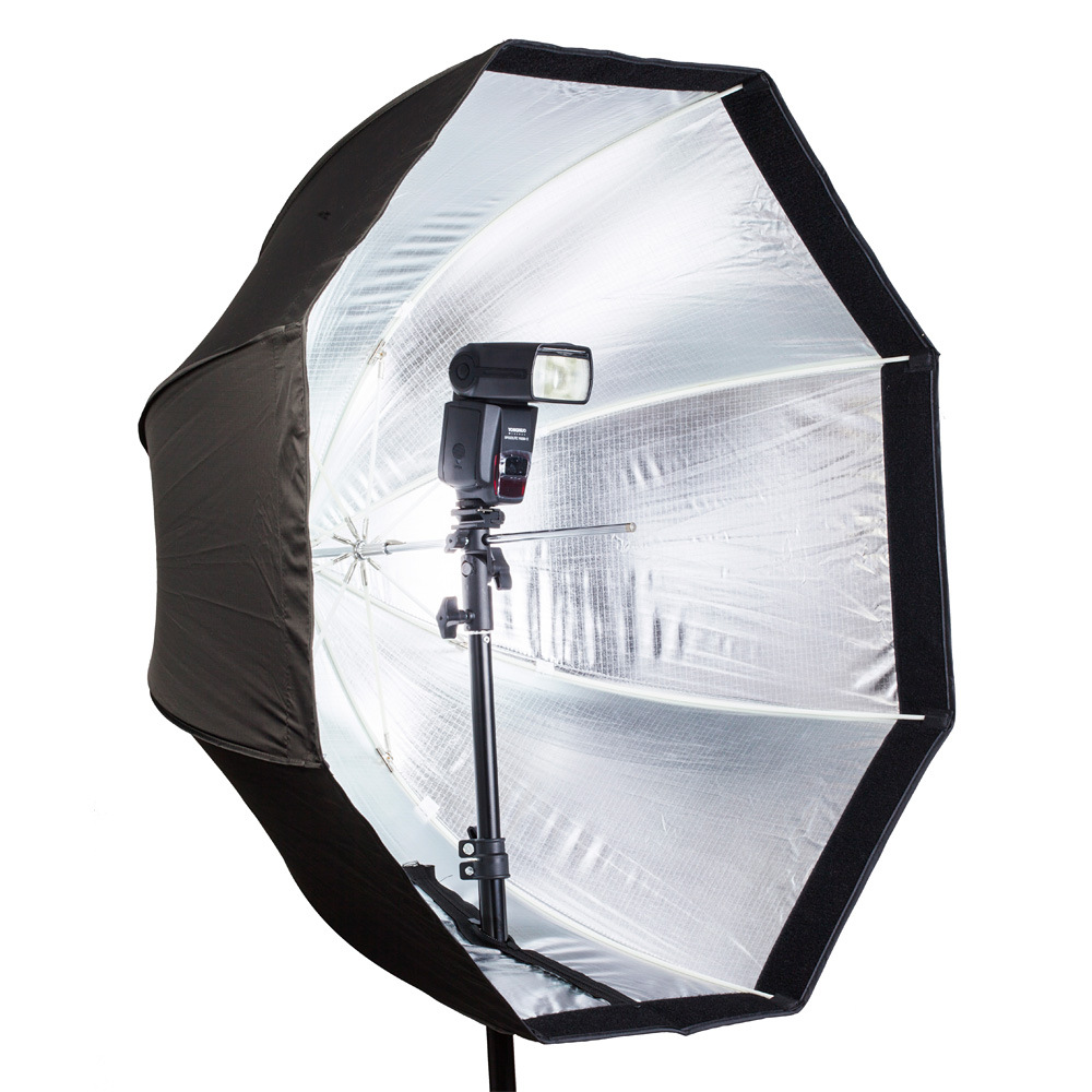 辉摄Lightupfoto摄影器材伞式柔光箱八角120CM闪光灯用厂家直销-阿里巴巴