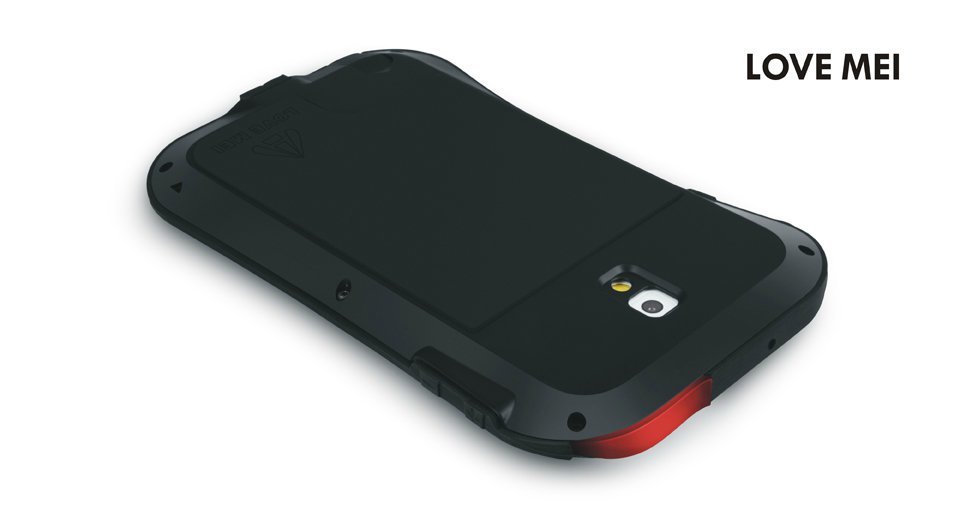 LOVE MEI Powerful Small Waist Water Resistant Shockproof Dust/Dirt/Snow Proof Aluminum Metal Outdoor Heavy Duty Case Cover for Samsung Galaxy Note 3